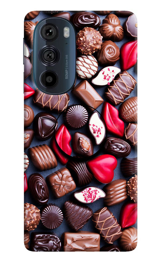 Chocolates Moto Edge 30 Pro Pop Case by Casekaro