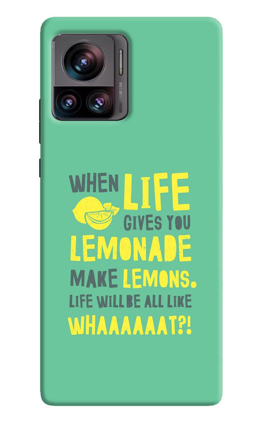 Quote Moto Edge 30 Ultra Hard Case Back Cover by Casekaro