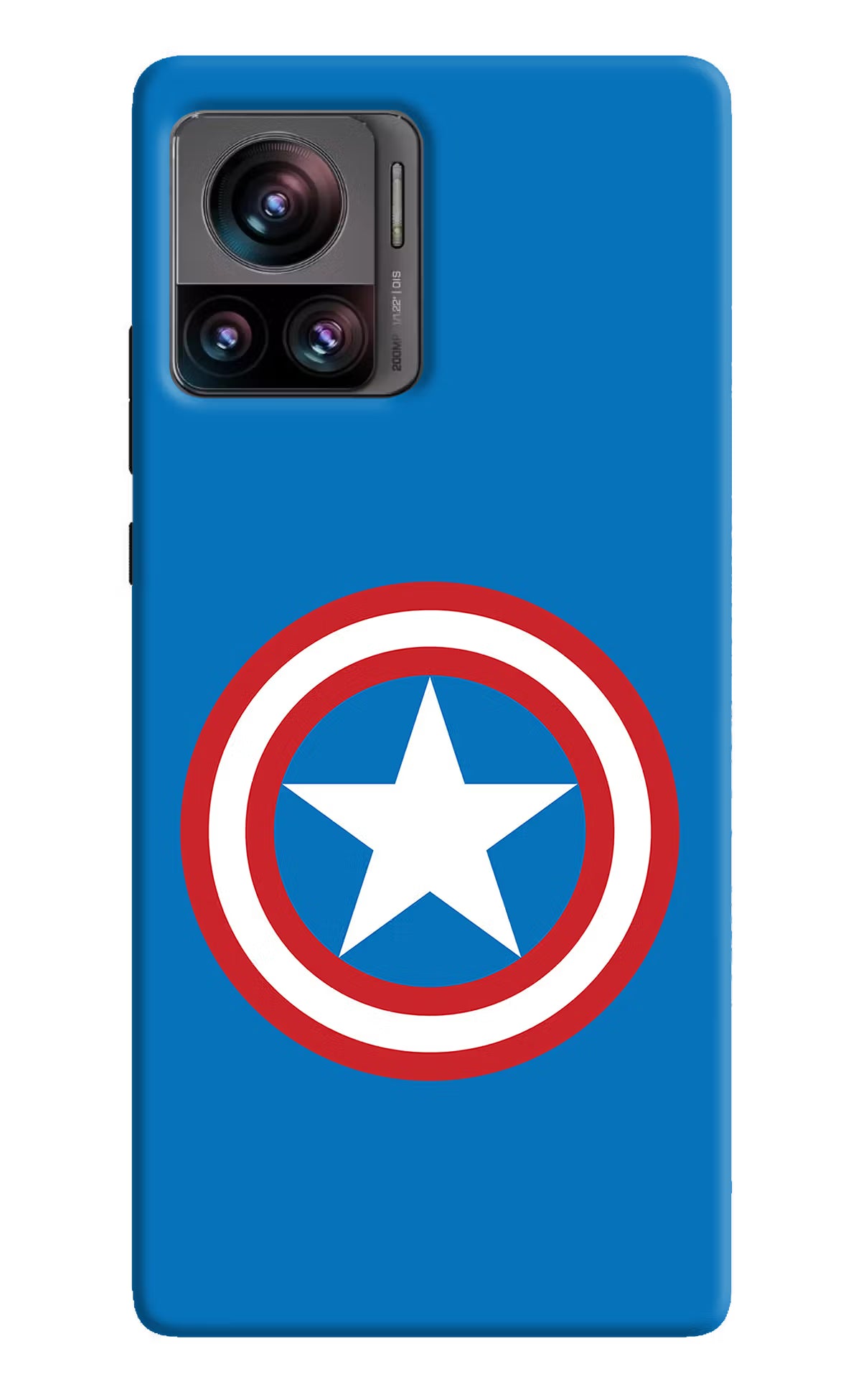 Captain America Logo Moto Edge 30 Ultra Hard Case Back Cover by Casekaro