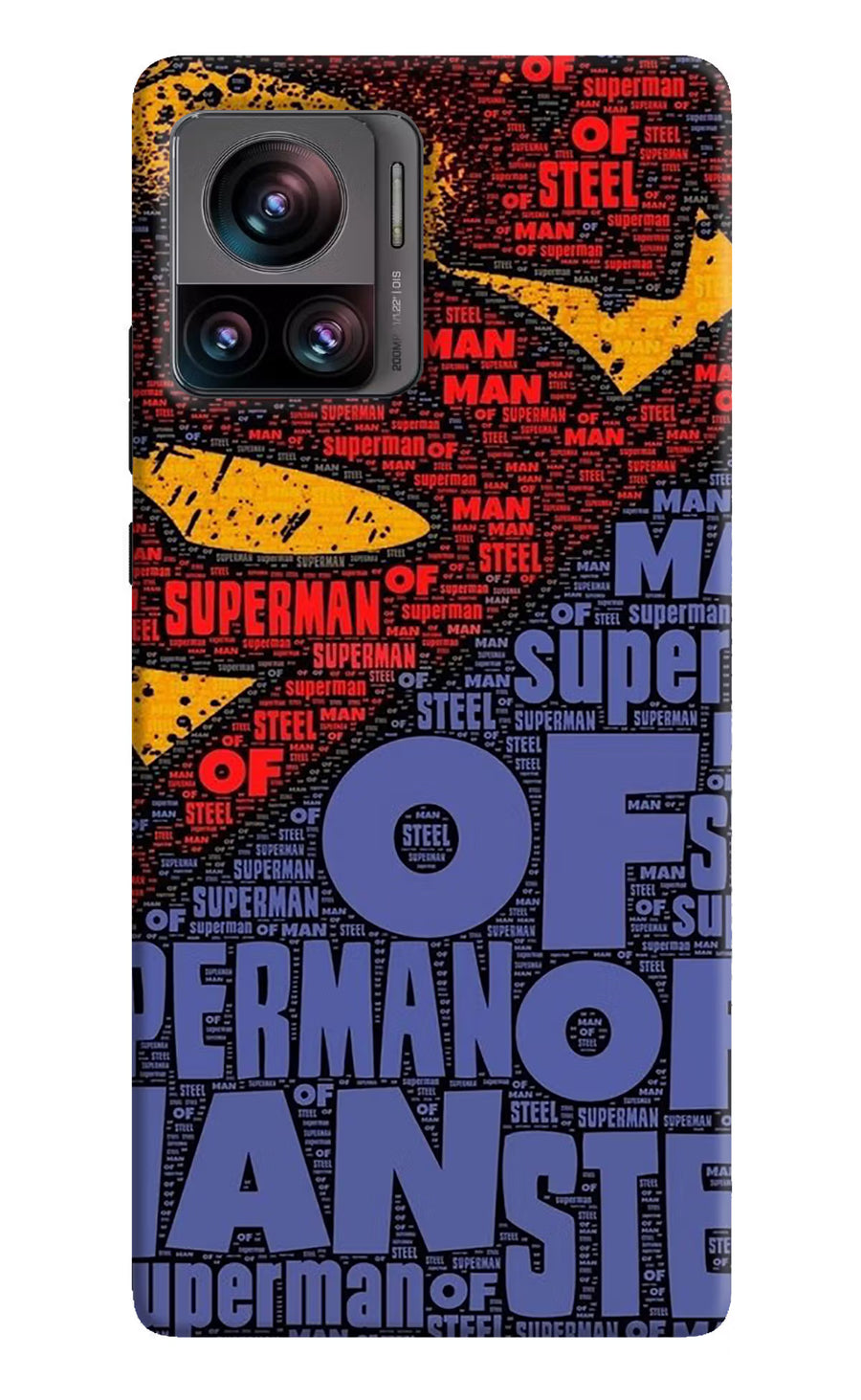 Superman Moto Edge 30 Ultra Back Cover, Hard case