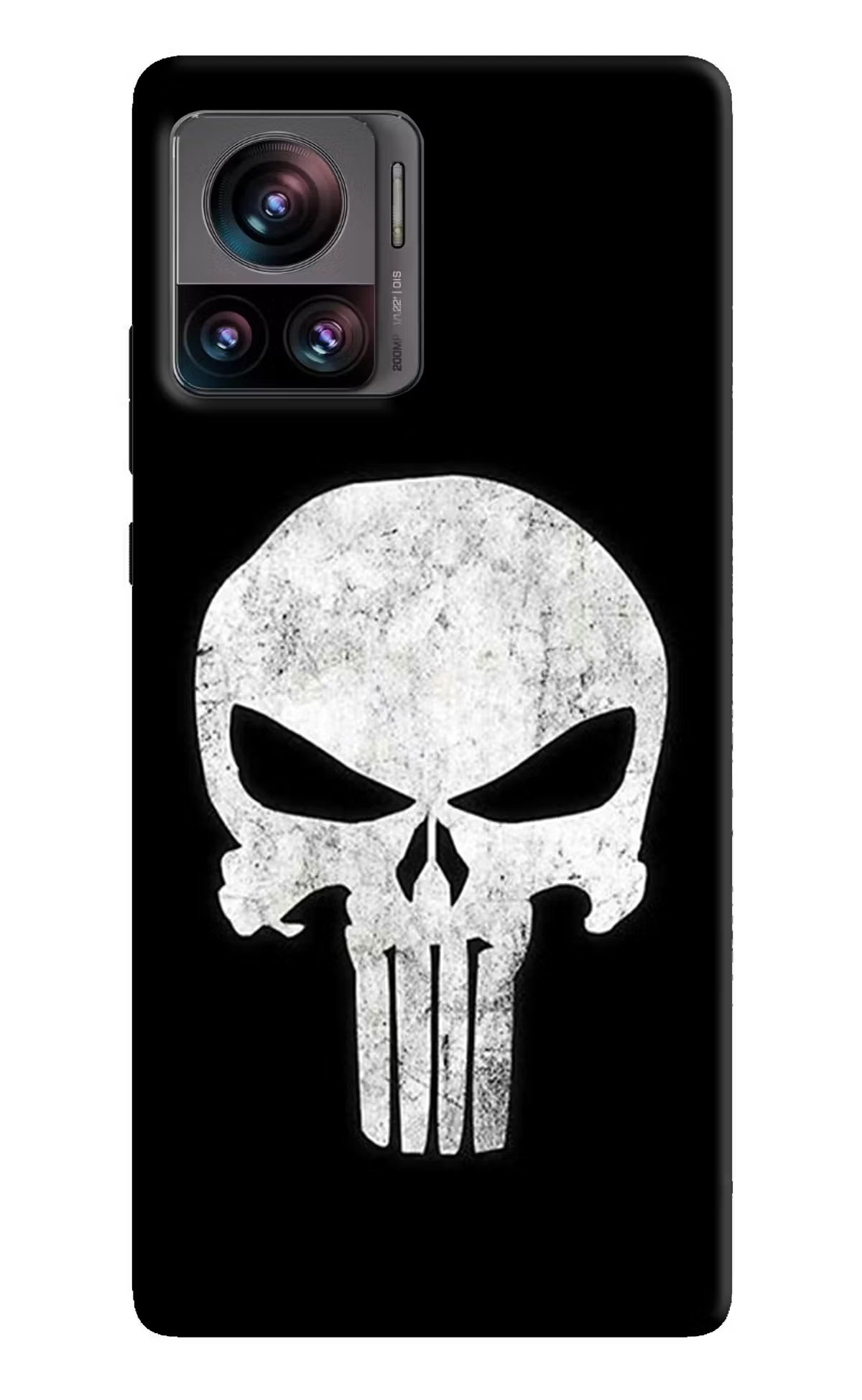Punisher Skull Moto Edge 30 Ultra Hard Case Back Cover by Casekaro