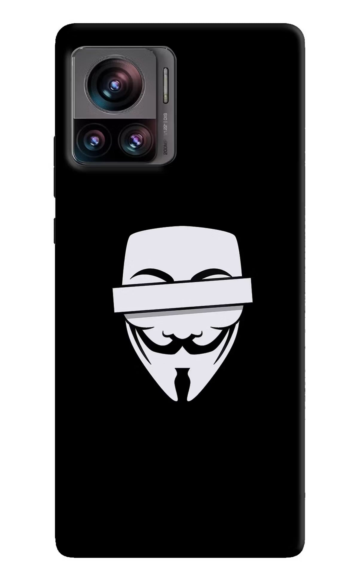 Anonymous Face Moto Edge 30 Ultra Hard Case Back Cover by Casekaro