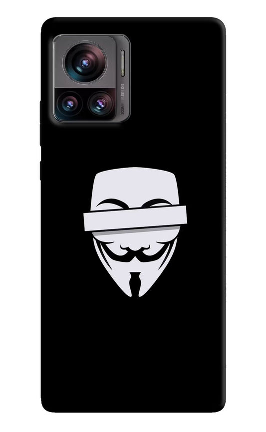 Anonymous Face Moto Edge 30 Ultra Hard Case Back Cover by Casekaro