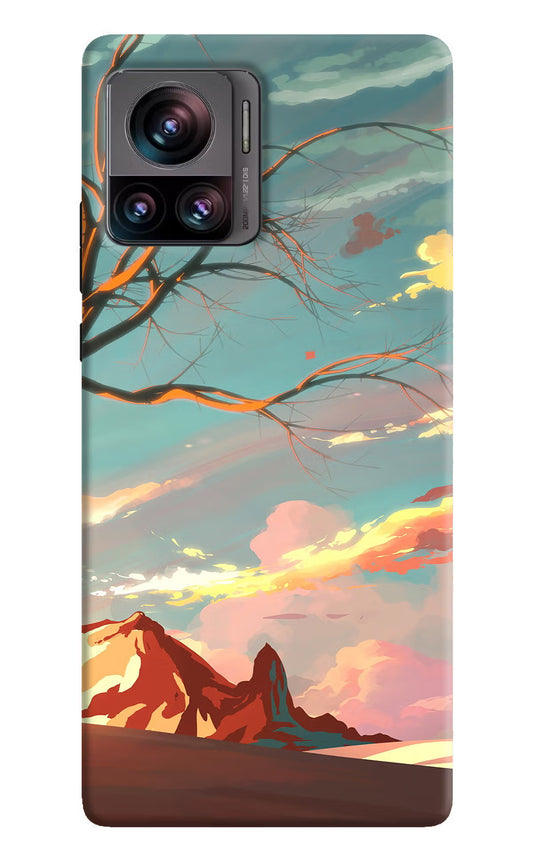 Scenery Moto Edge 30 Ultra Hard Case Back Cover by Casekaro