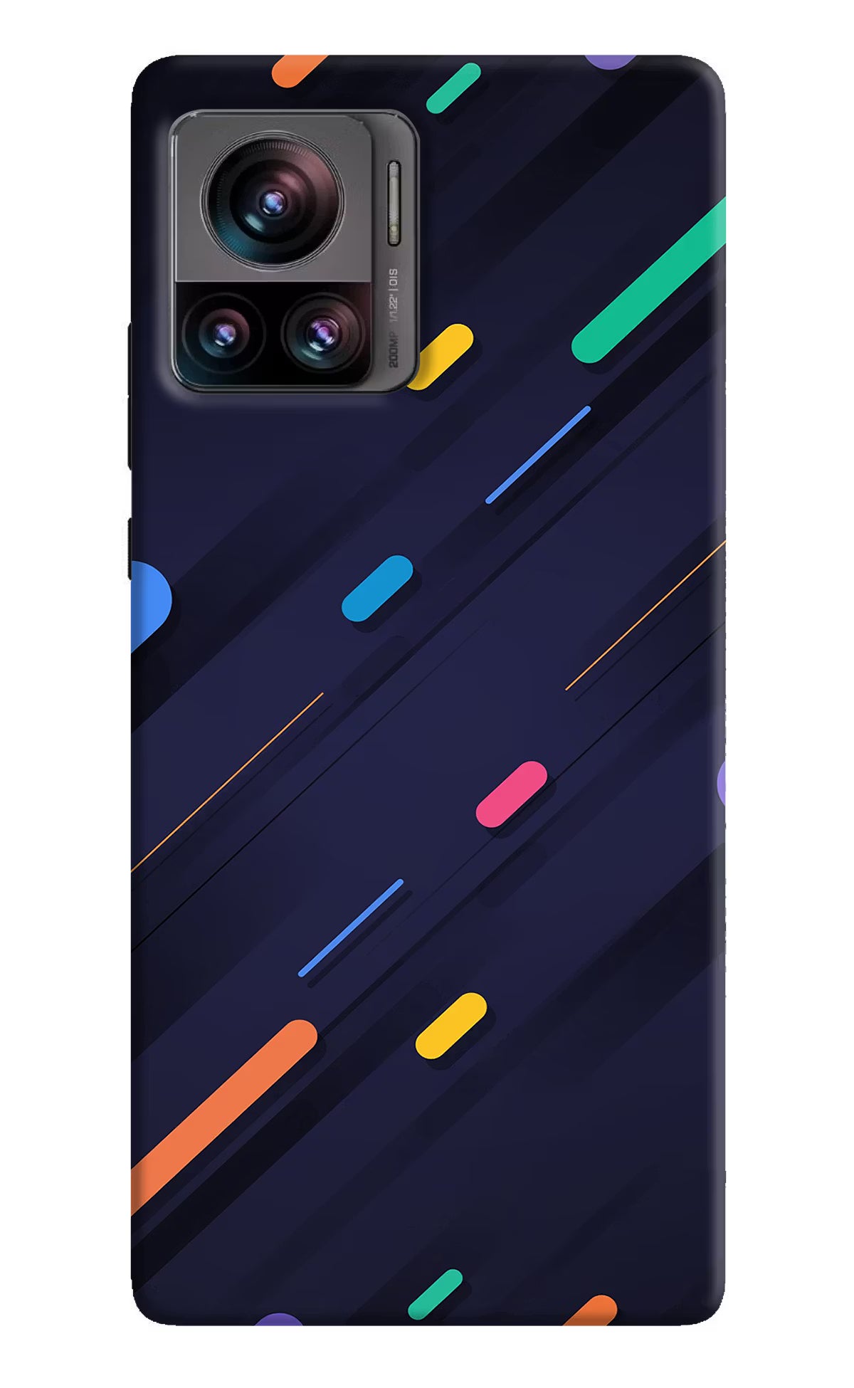 Abstract Design Moto Edge 30 Ultra Hard Case Back Cover by Casekaro