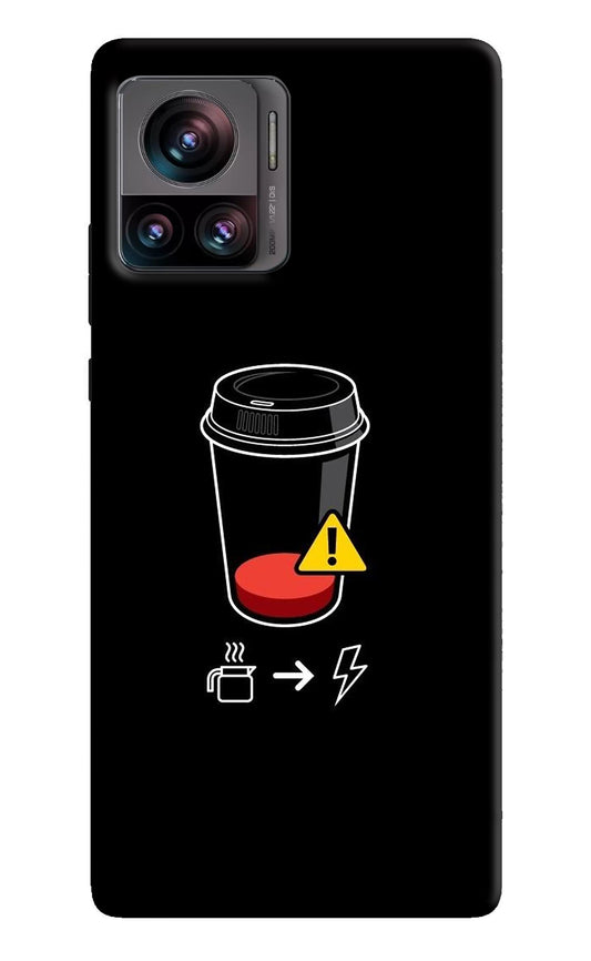 Coffee Moto Edge 30 Ultra Back Cover