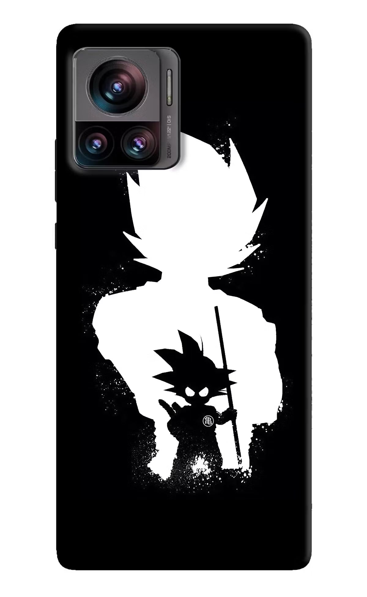 Goku Shadow Moto Edge 30 Ultra Hard Case Back Cover by Casekaro