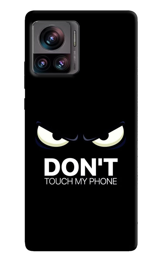 Don'T Touch My Phone Moto Edge 30 Ultra Hard Case Back Cover by Casekaro