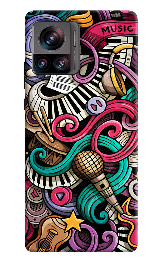 Music Abstract Moto Edge 30 Ultra Back Cover