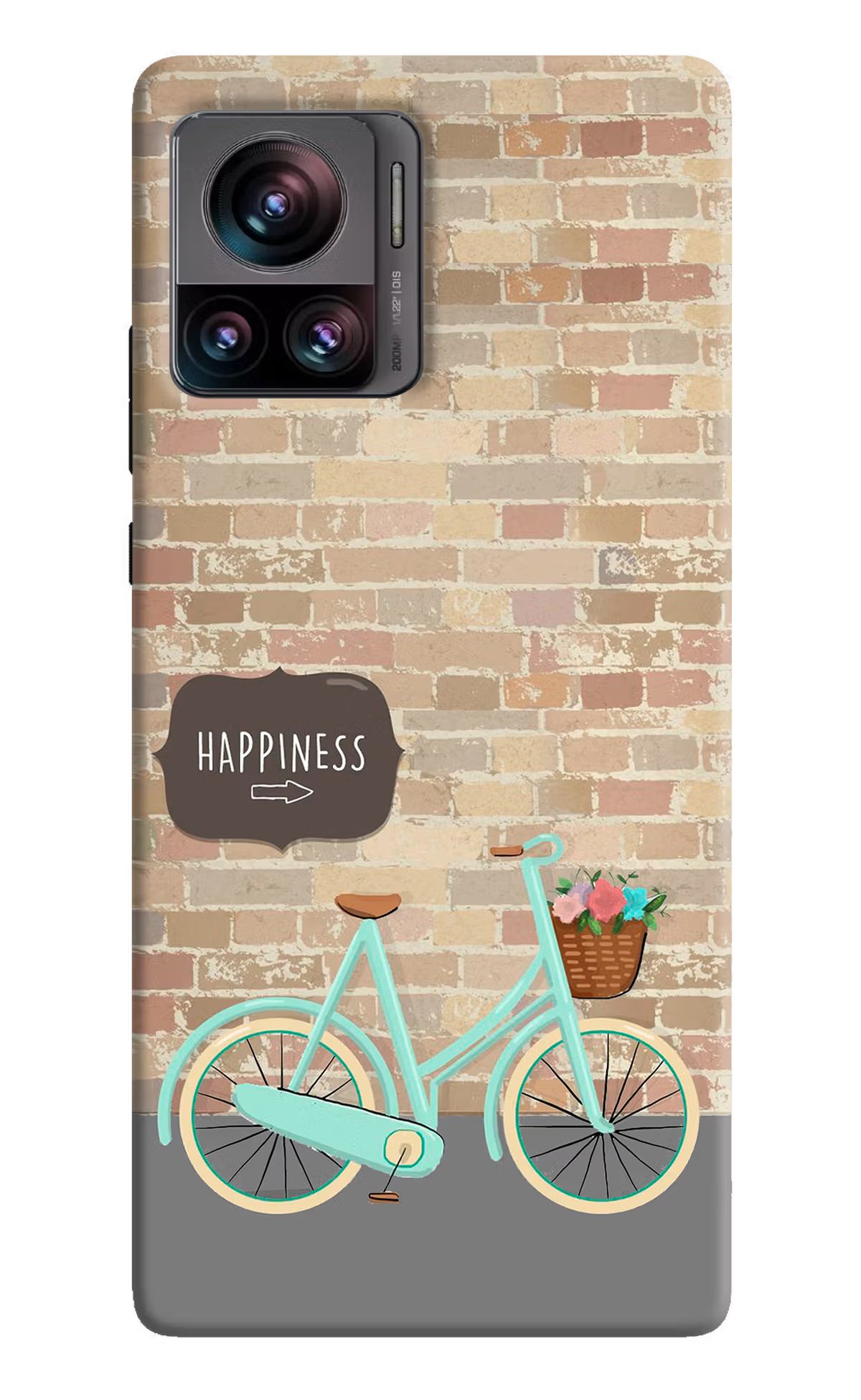 Happiness Artwork Moto Edge 30 Ultra Hard Case Back Cover by Casekaro