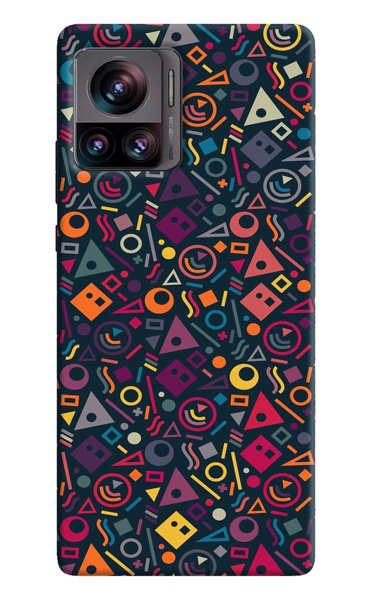 Geometric Abstract Moto Edge 30 Ultra Back Cover