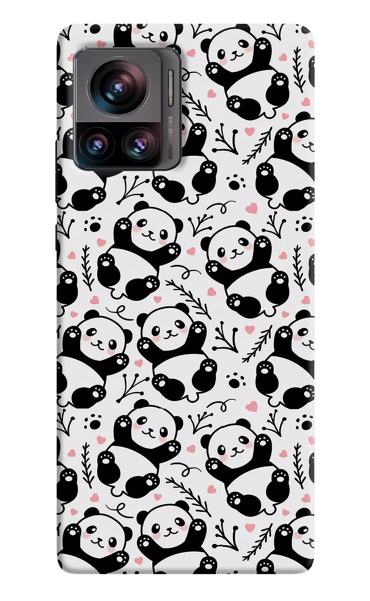 Cute Panda Moto Edge 30 Ultra Back Cover