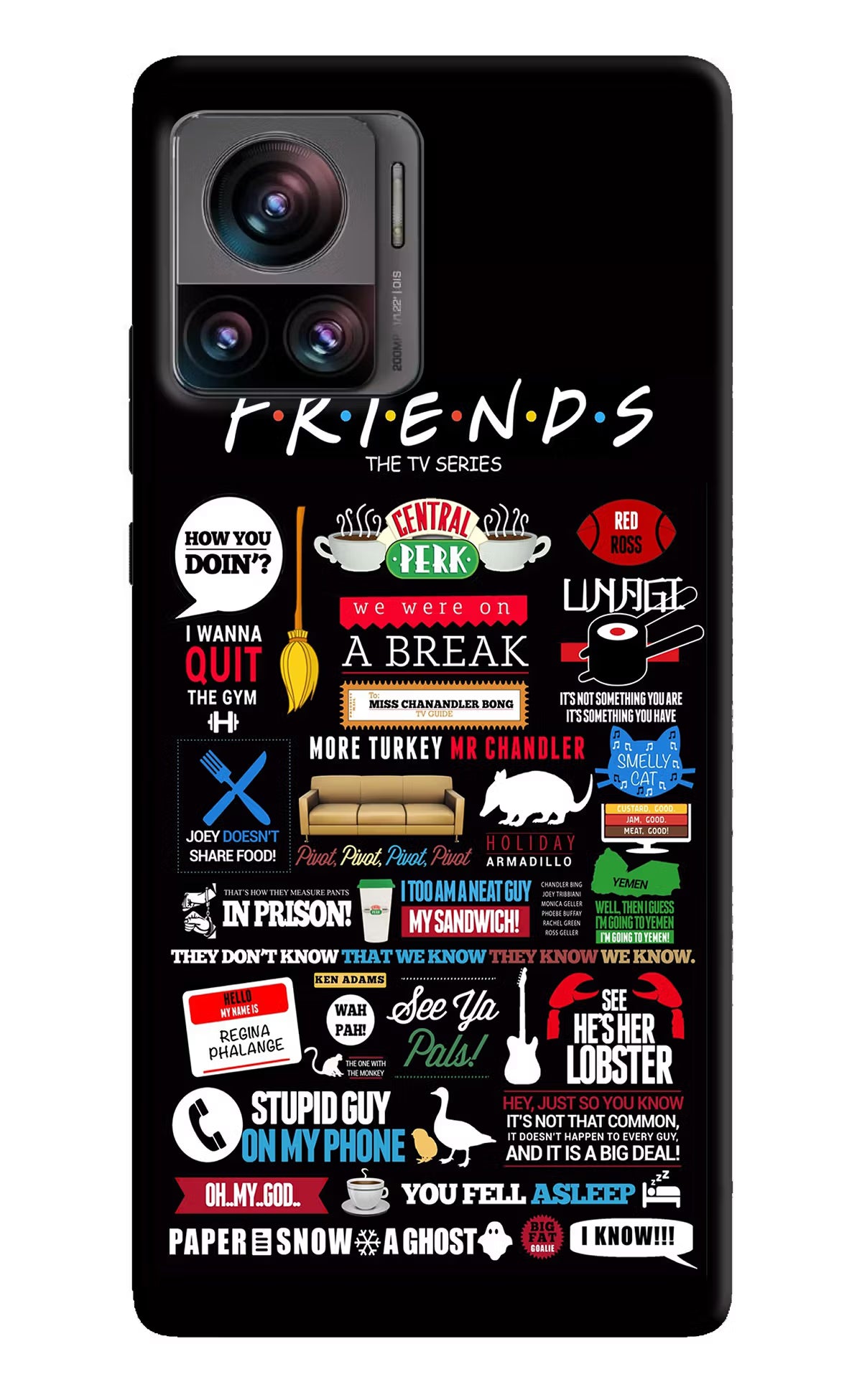 FRIENDS Moto Edge 30 Ultra Hard Case Back Cover by Casekaro