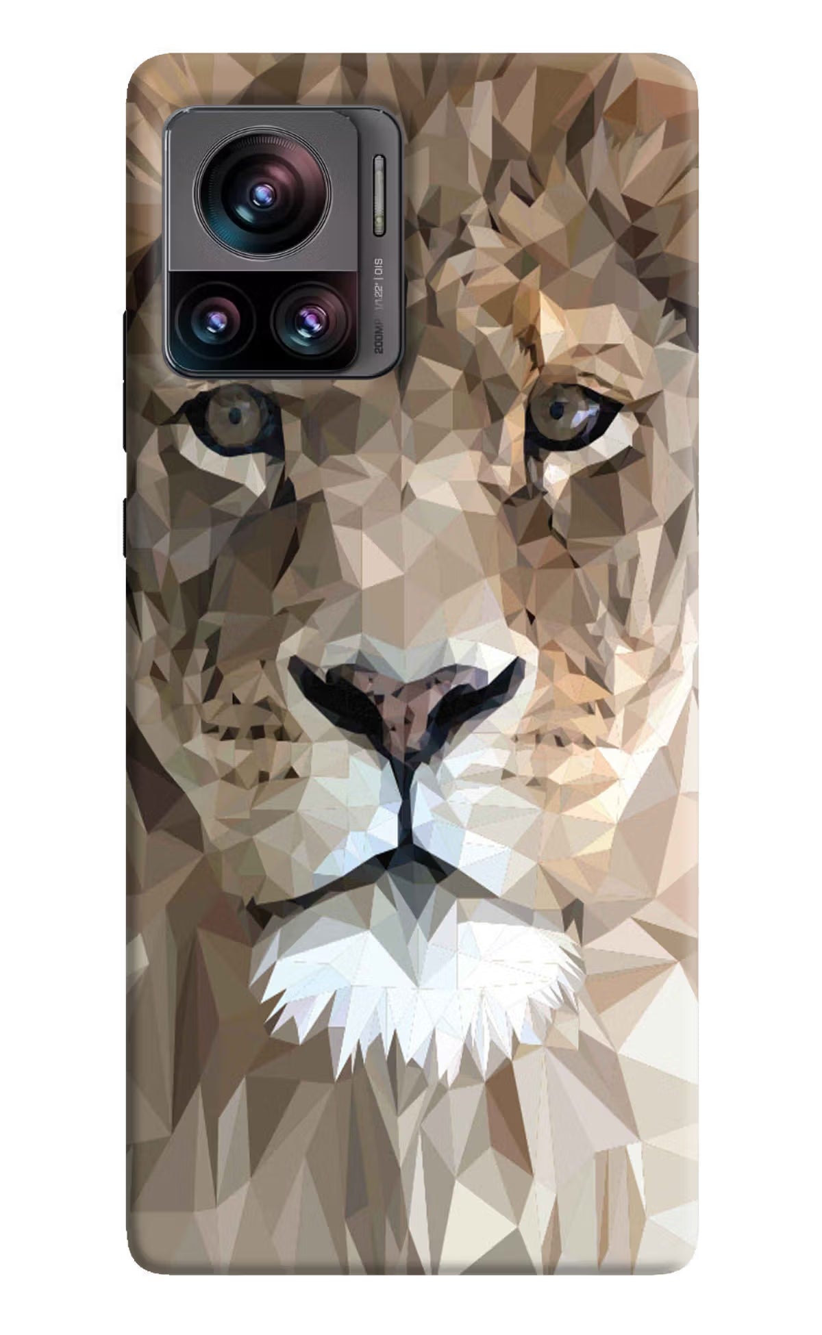 Lion Art Moto Edge 30 Ultra Hard Case Back Cover by Casekaro