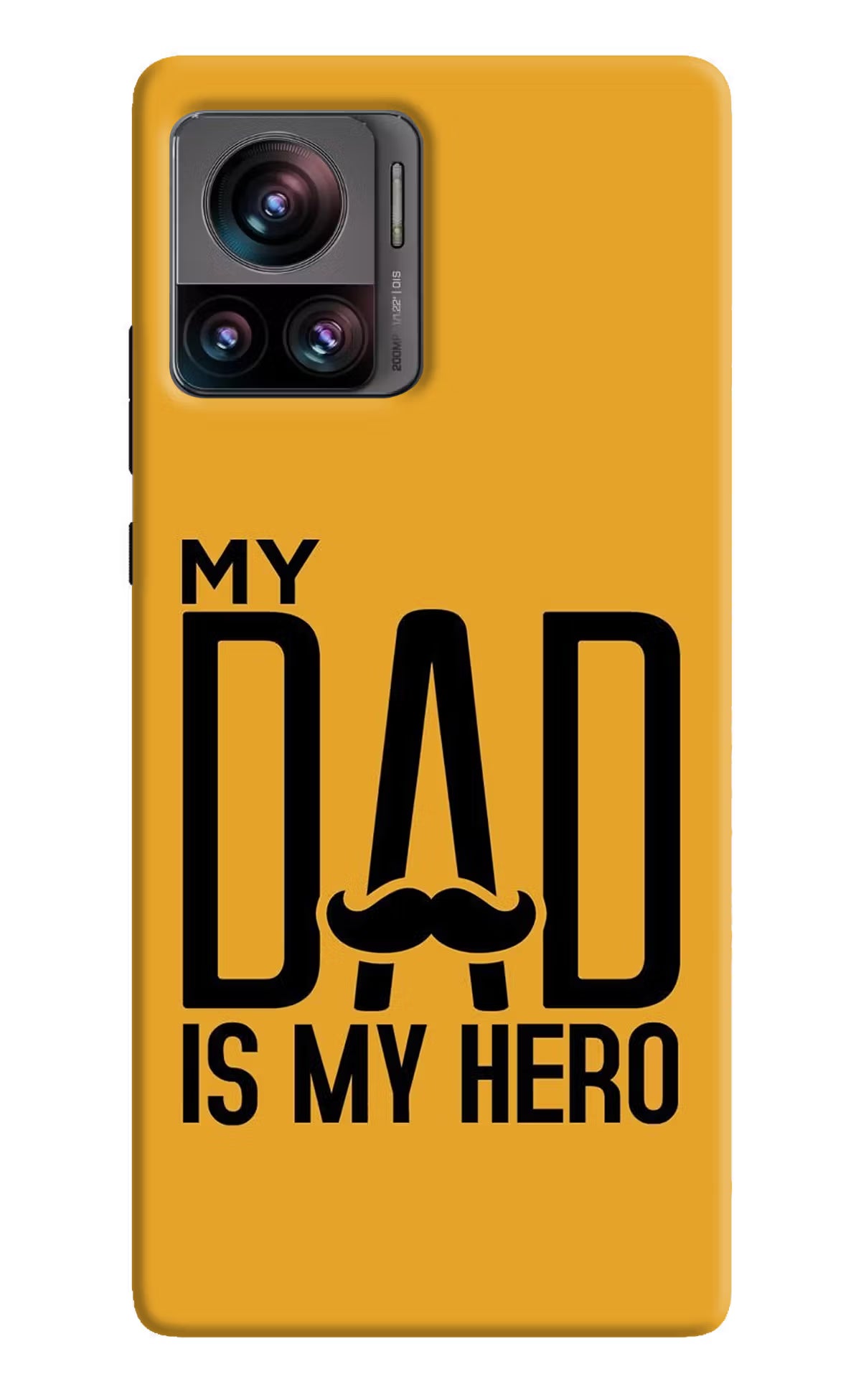 My Dad Is My Hero Moto Edge 30 Ultra Hard Case Back Cover by Casekaro