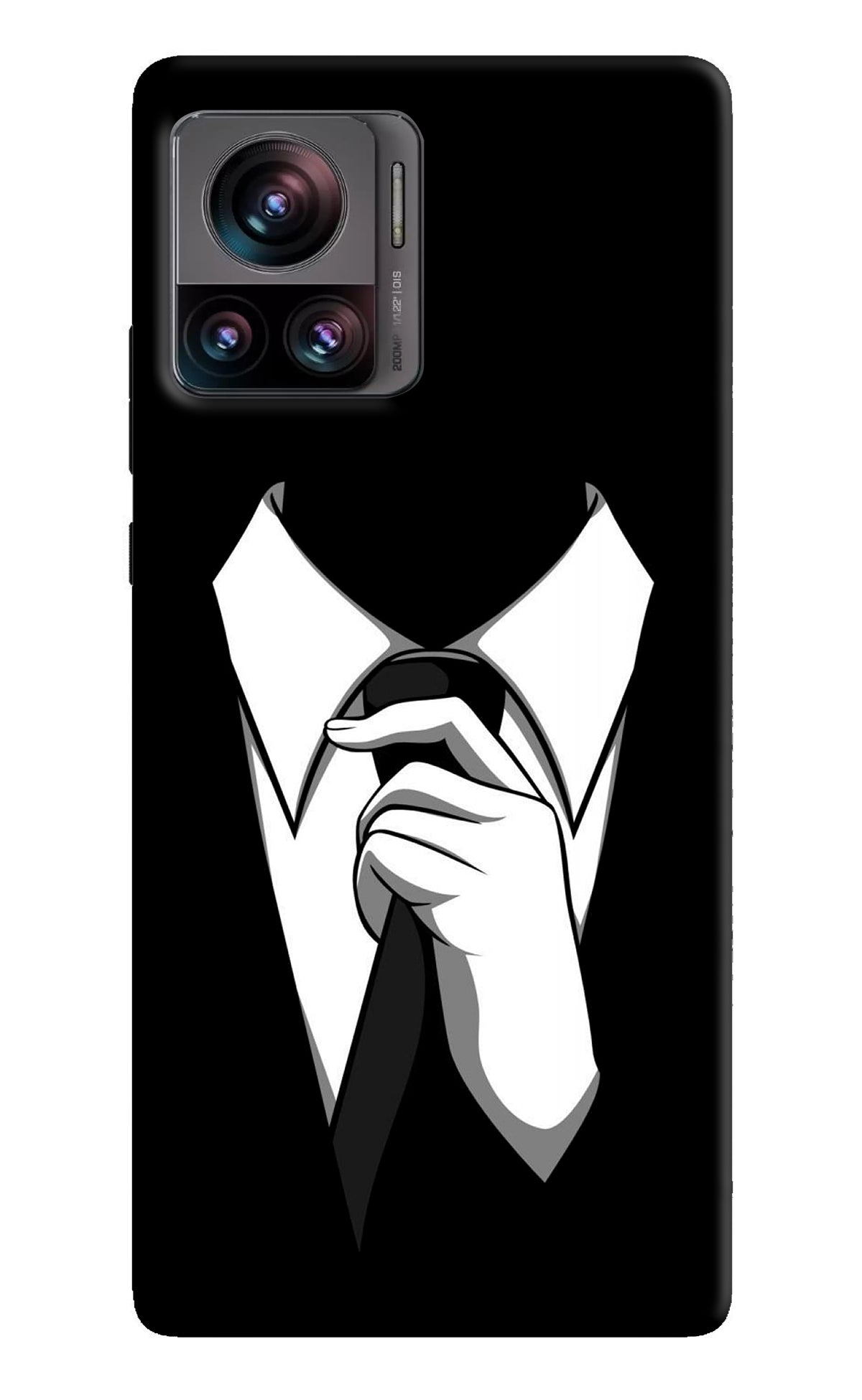 Black Tie Moto Edge 30 Ultra Back Cover