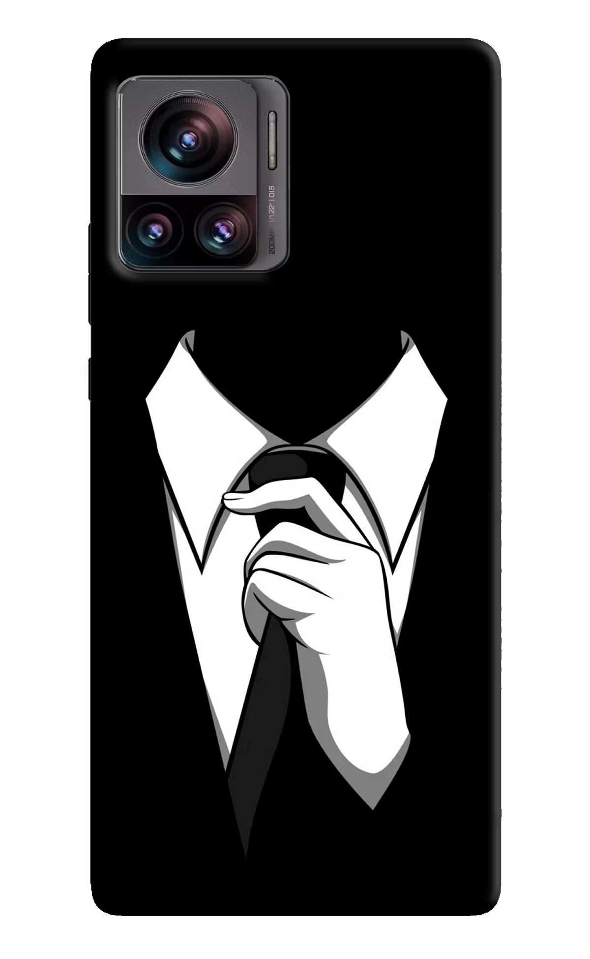 Black Tie Moto Edge 30 Ultra Hard Case Back Cover by Casekaro