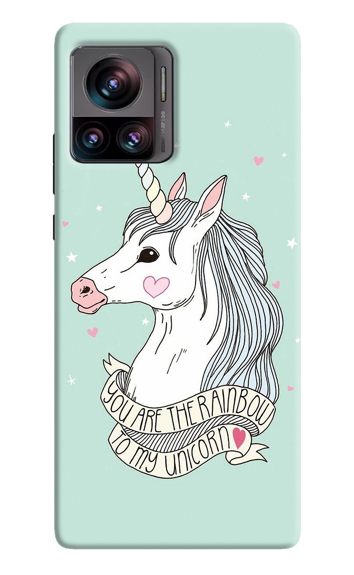 Unicorn Wallpaper Moto Edge 30 Ultra Back Cover