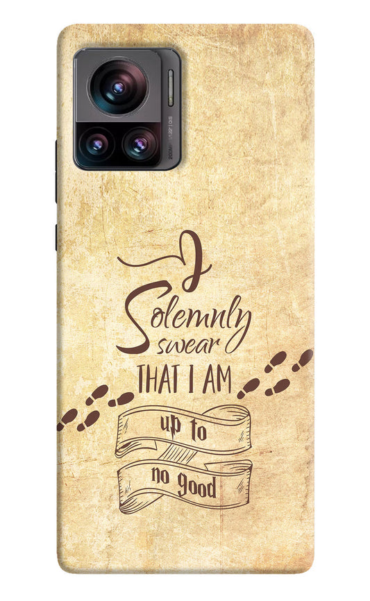 I Solemnly swear that i up to no good Moto Edge 30 Ultra Hard Case Back Cover by Casekaro