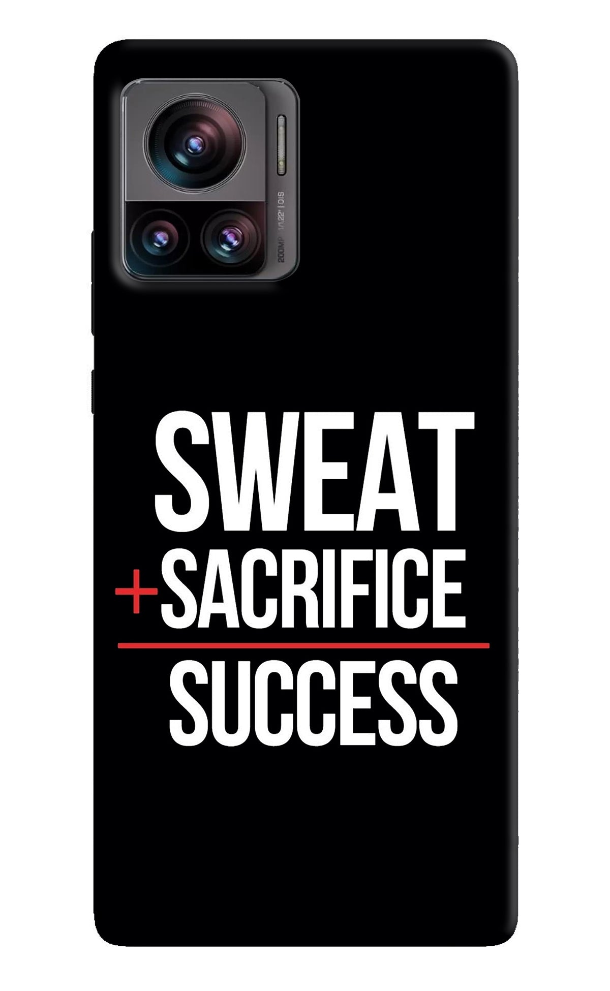 Sweat Sacrifice Success Moto Edge 30 Ultra Back Cover