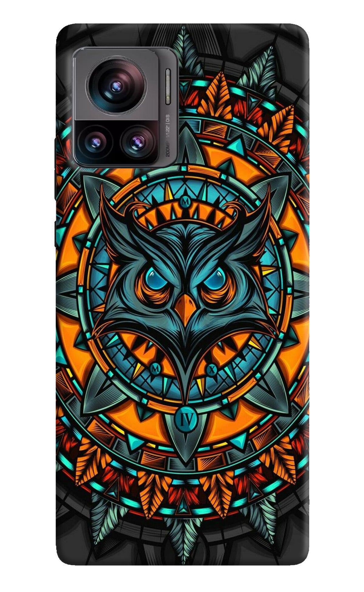 Angry Owl Art Moto Edge 30 Ultra Back Cover