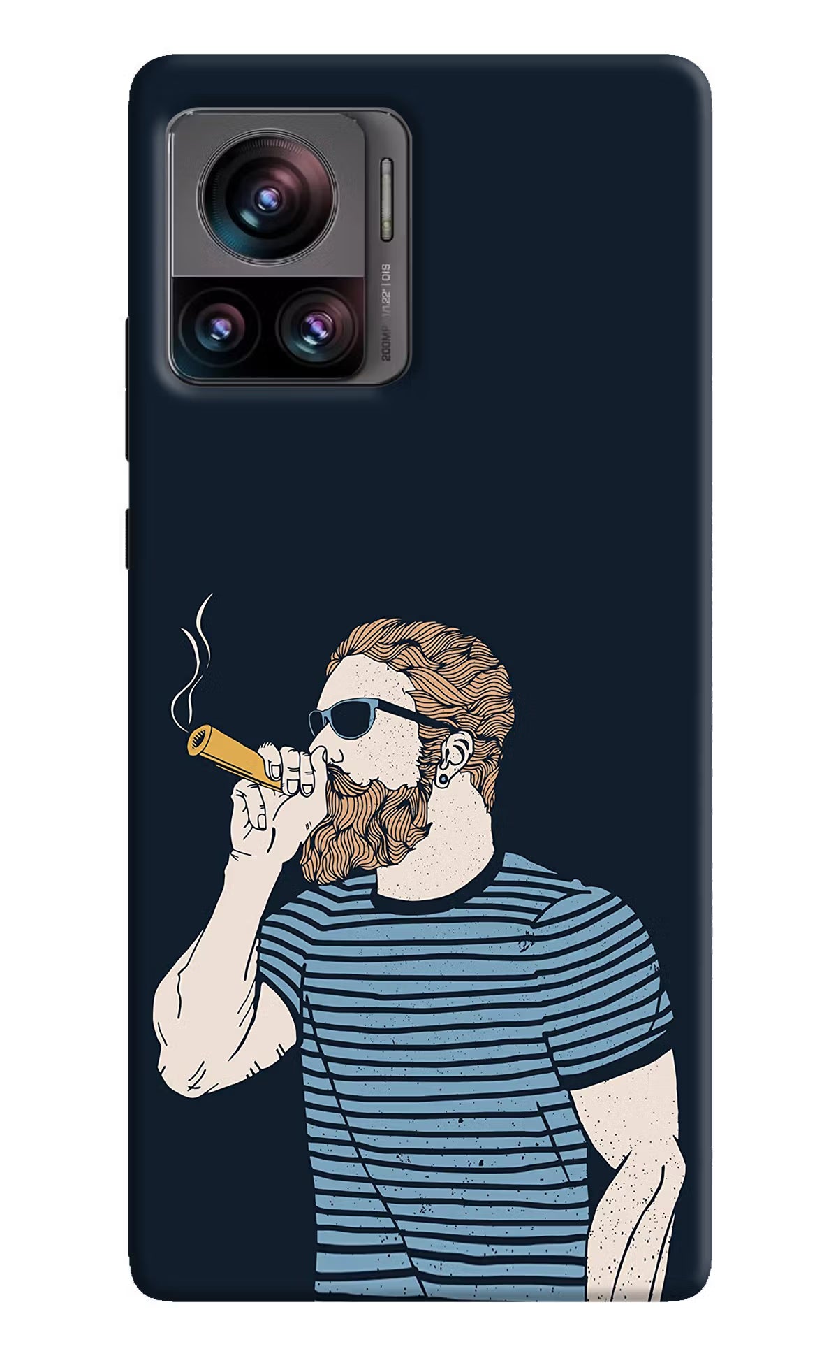 Smoking Moto Edge 30 Ultra Hard Case Back Cover by Casekaro