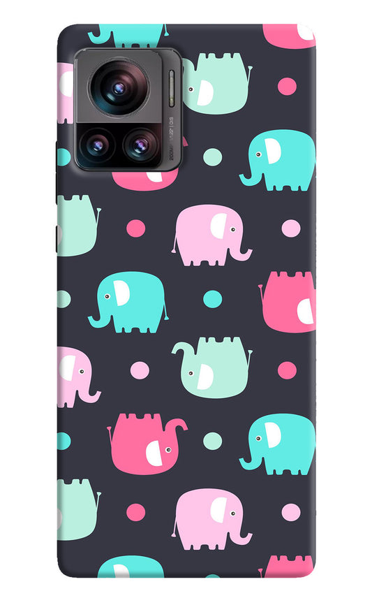 Elephants Moto Edge 30 Ultra Back Cover