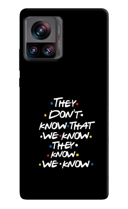 FRIENDS Dialogue Moto Edge 30 Ultra Back Cover