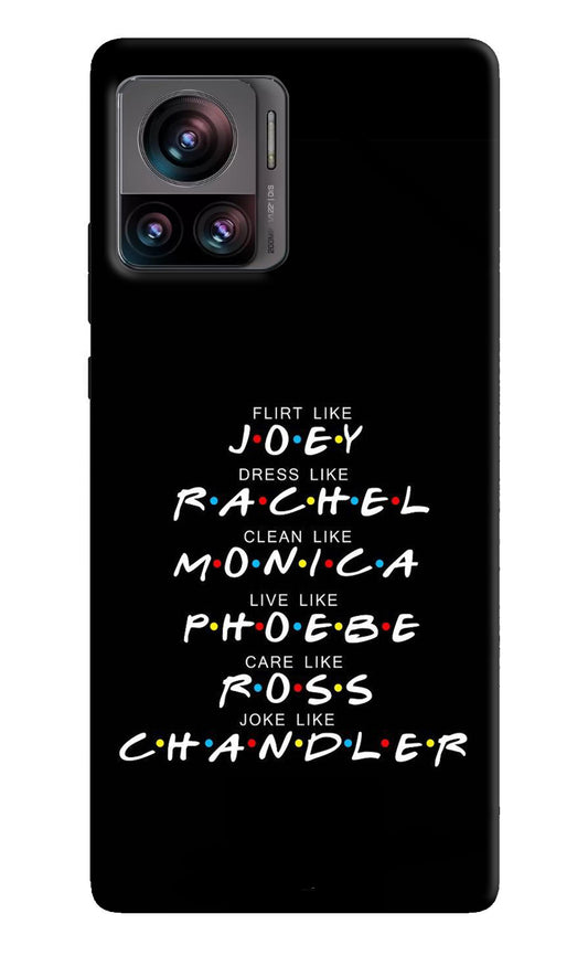 FRIENDS Character Moto Edge 30 Ultra Back Cover