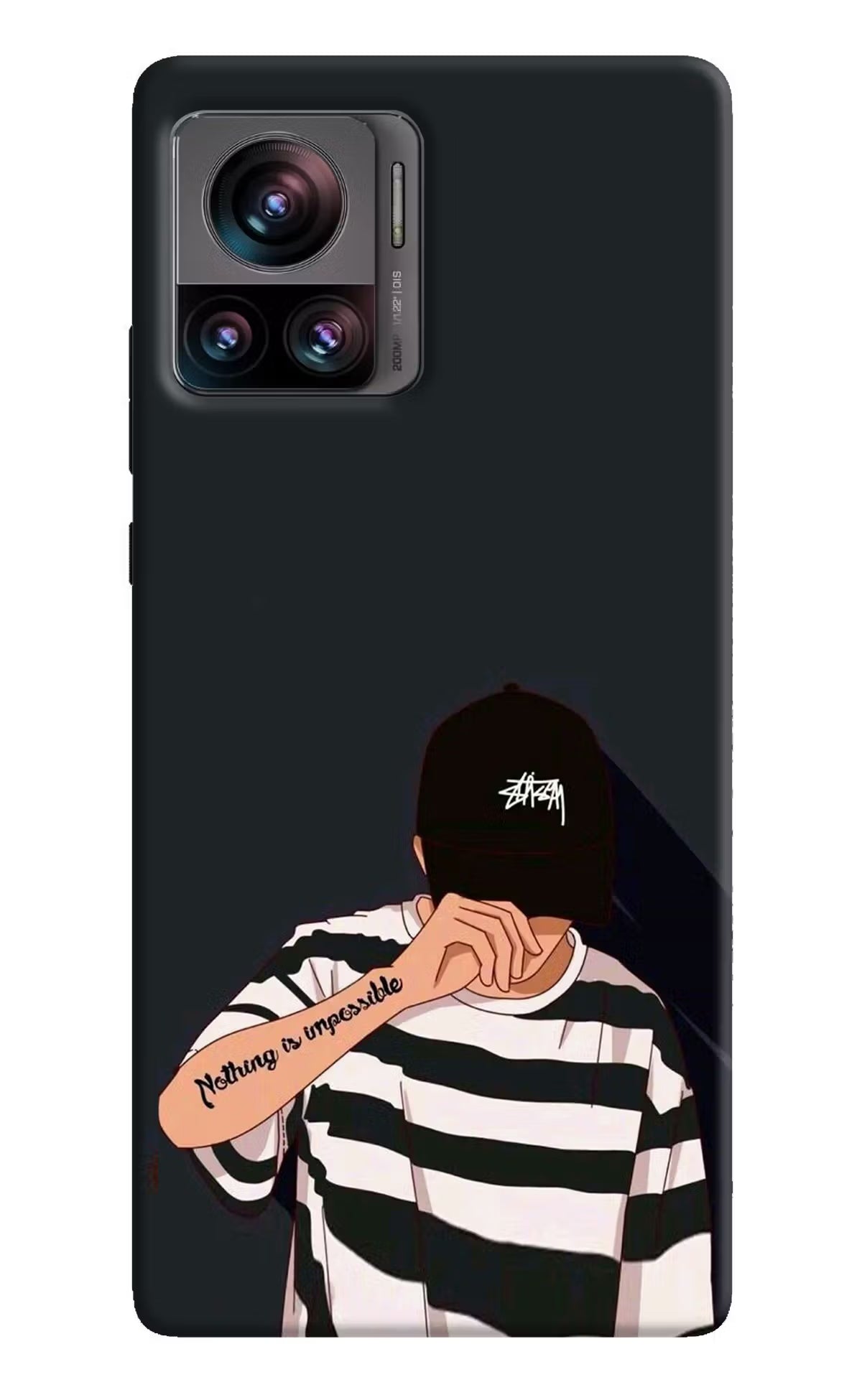 Aesthetic Boy Moto Edge 30 Ultra Hard Case Back Cover by Casekaro
