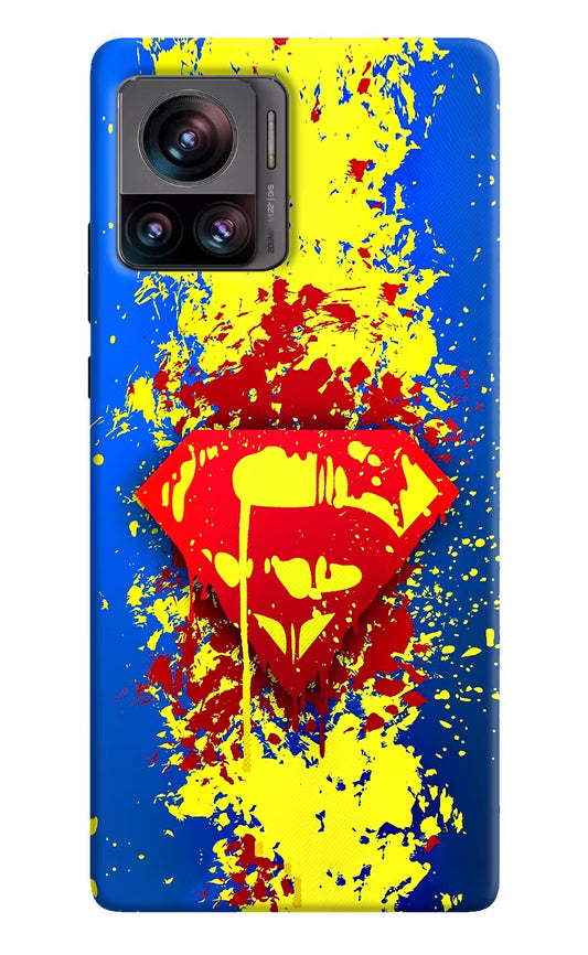 Superman logo Moto Edge 30 Ultra Hard Case Back Cover by Casekaro