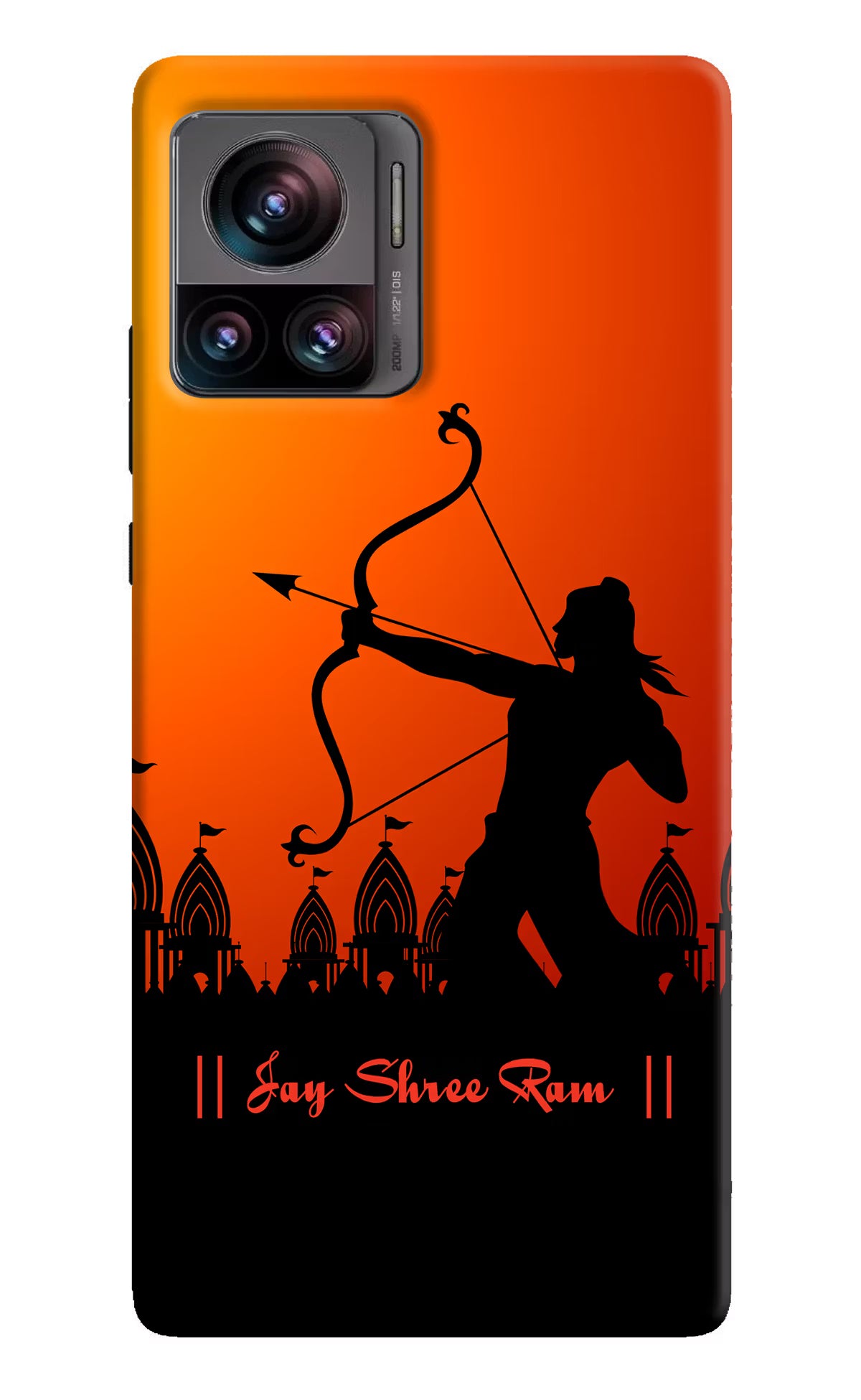 Lord Ram - 4 Moto Edge 30 Ultra Hard Case Back Cover by Casekaro