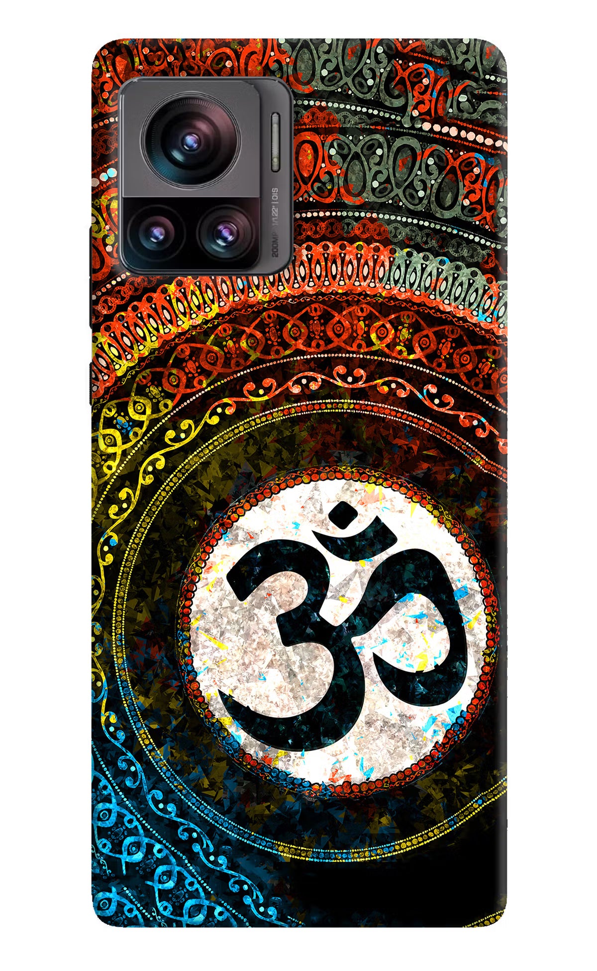 Om Cultural Moto Edge 30 Ultra Hard Case Back Cover by Casekaro