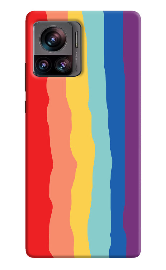 Rainbow Moto Edge 30 Ultra Hard Case Back Cover by Casekaro