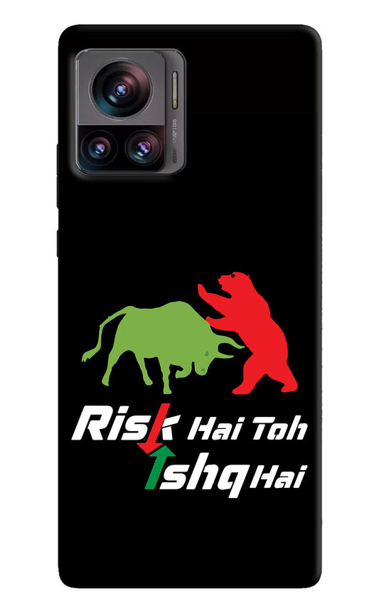 Risk Hai Toh Ishq Hai Moto Edge 30 Ultra Hard Case Back Cover by Casekaro