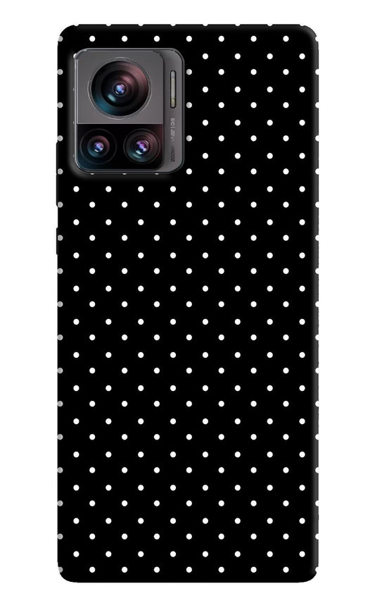 White Dots Moto Edge 30 Ultra Back Cover