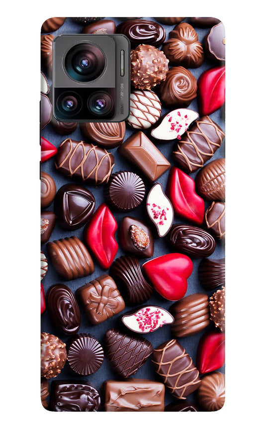 Chocolates Moto Edge 30 Ultra Hard Case Back Cover by Casekaro