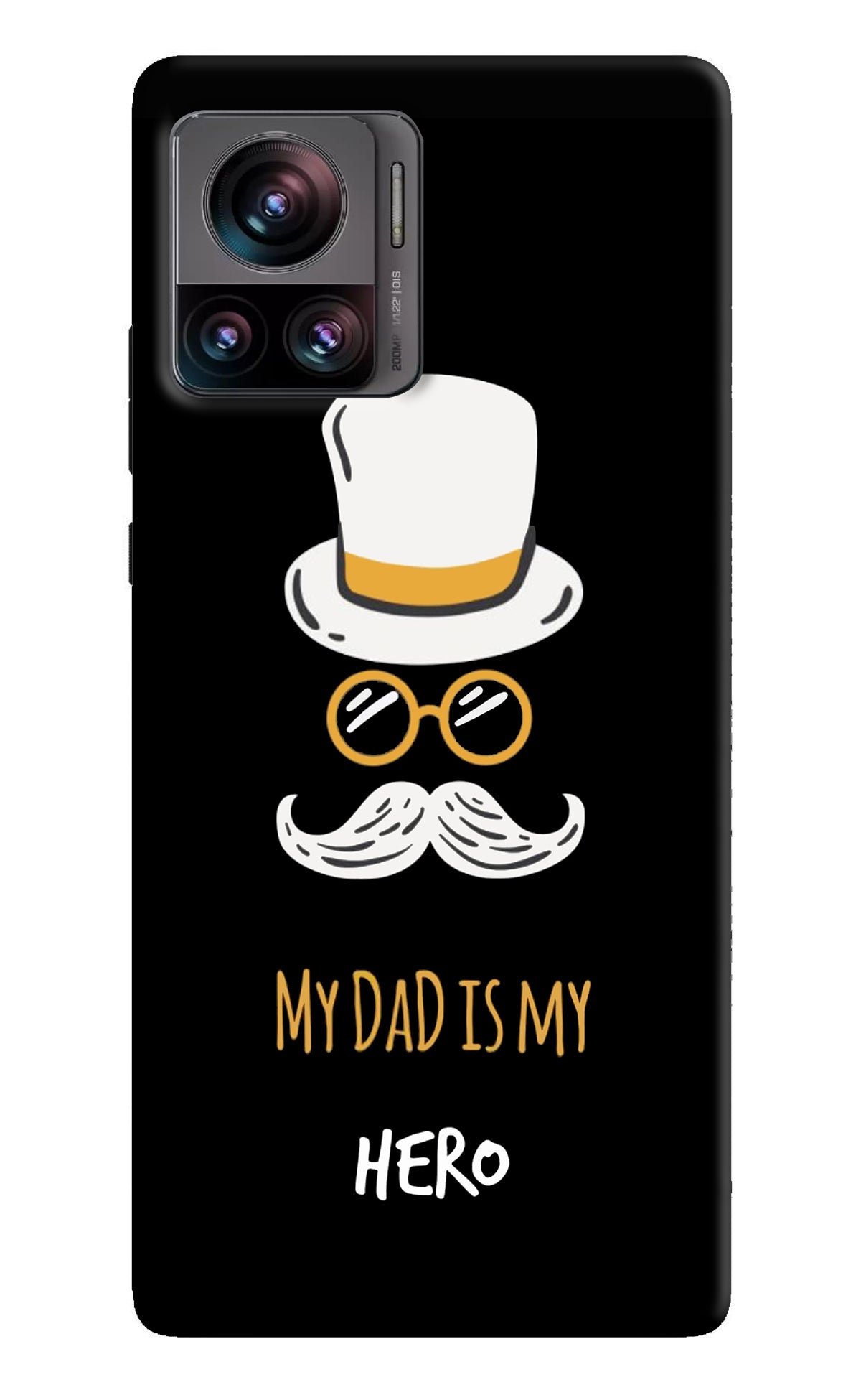 My Dad Is My Hero Moto Edge 30 Ultra Back Cover