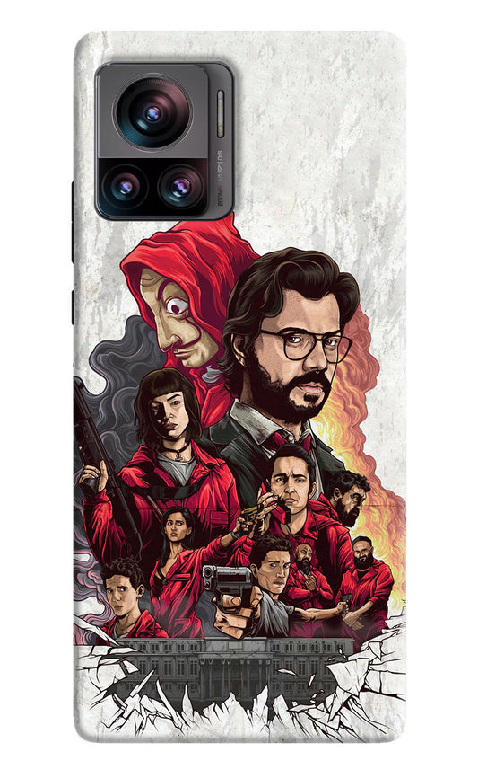 Money Heist Artwork Moto Edge 30 Ultra Back Cover