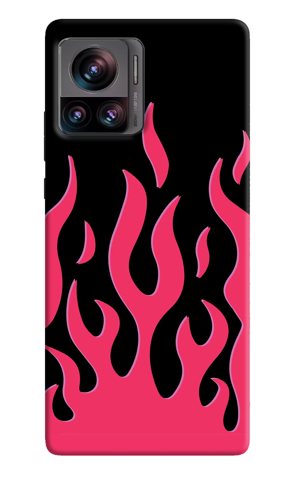 Fire Flames Moto Edge 30 Ultra Hard Case Back Cover by Casekaro