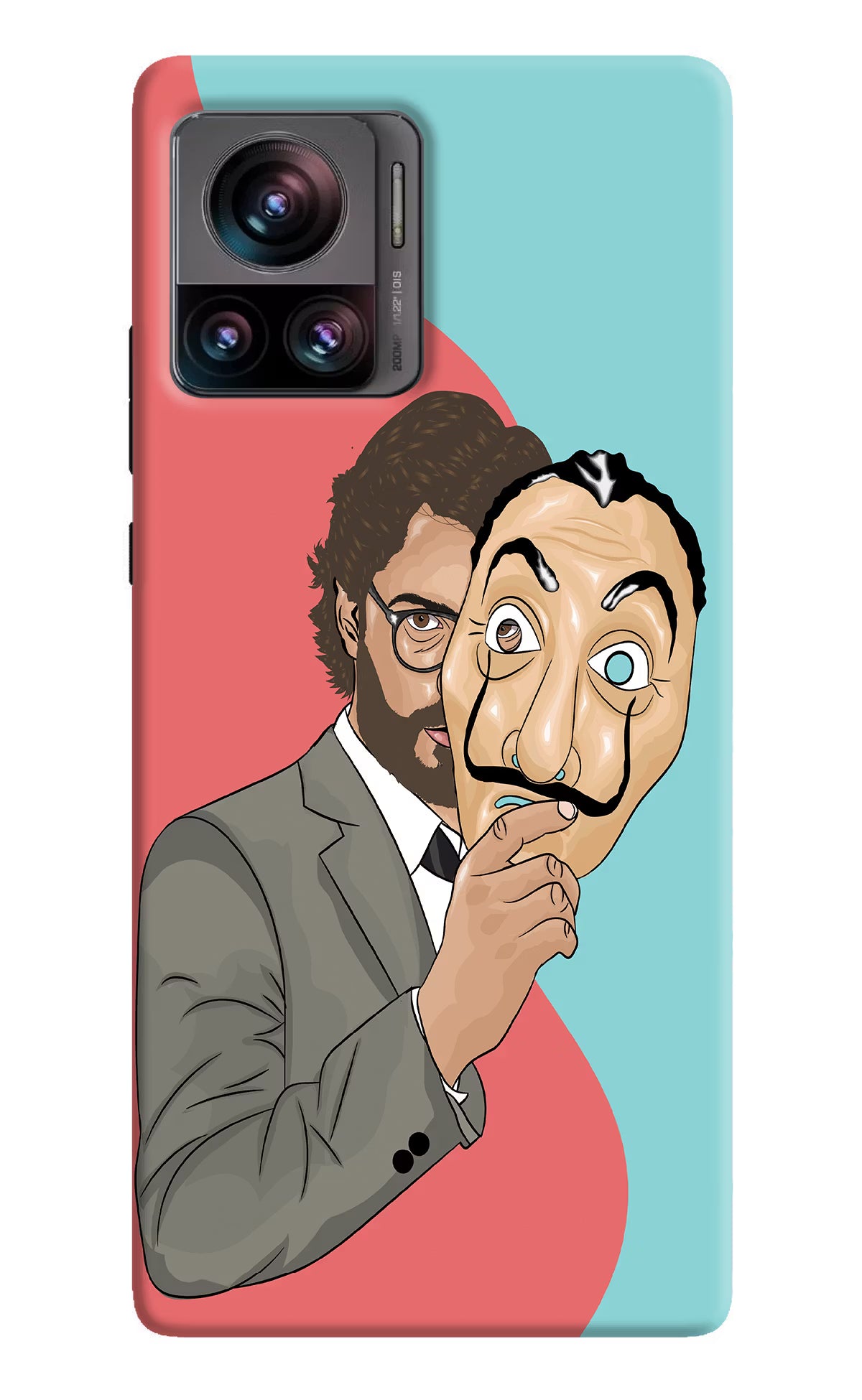 Professor Moto Edge 30 Ultra Hard Case Back Cover by Casekaro