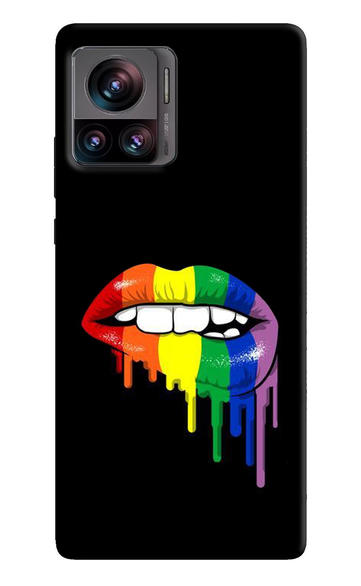 Lips Biting Moto Edge 30 Ultra Back Cover