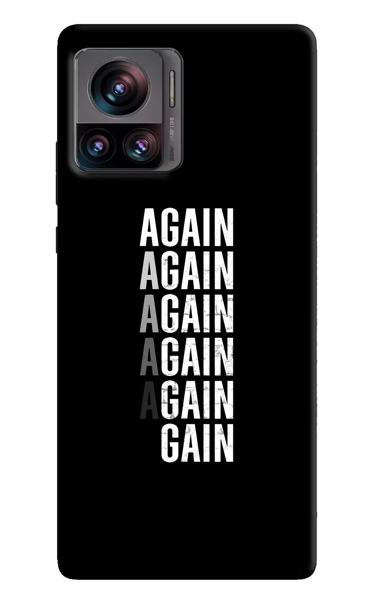 Again Again Gain Moto Edge 30 Ultra Hard Case Back Cover by Casekaro