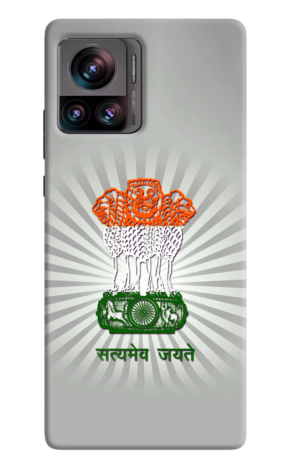 Satyamev Jayate Art Moto Edge 30 Ultra Hard Case Back Cover by Casekaro