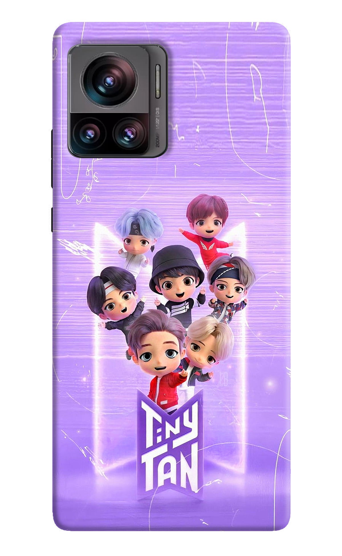 BTS Tiny Tan Moto Edge 30 Ultra Back Cover