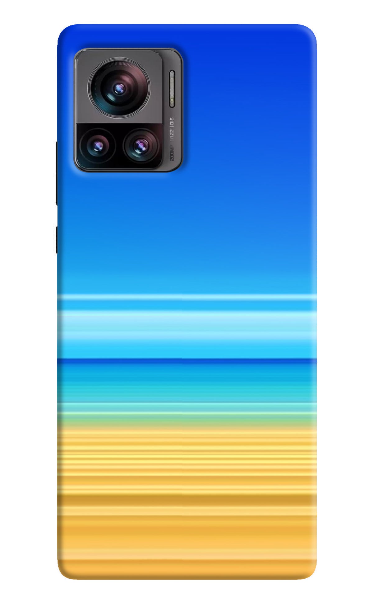 Beach Art Moto Edge 30 Ultra Back Cover