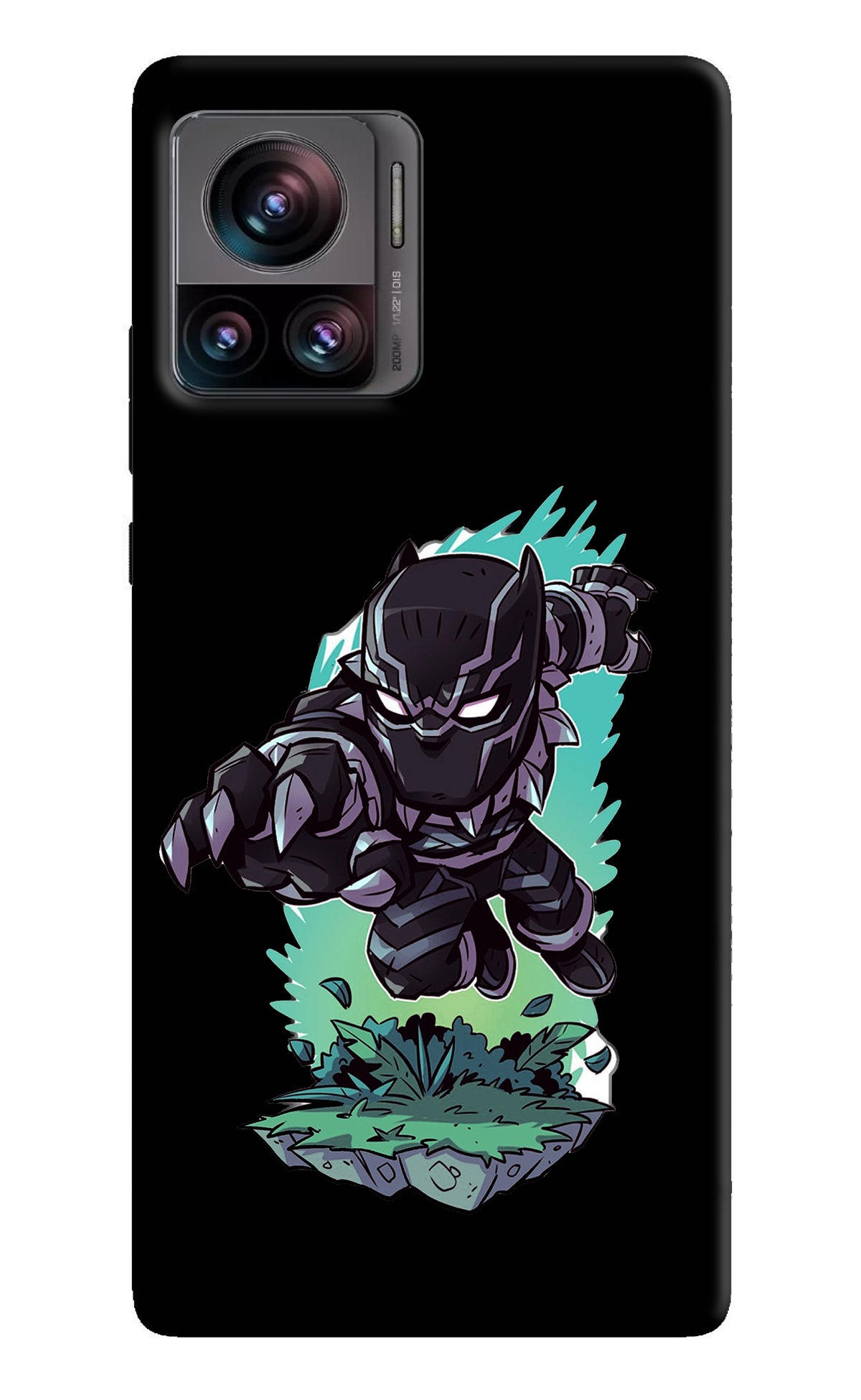 Black Panther Moto Edge 30 Ultra Back Cover