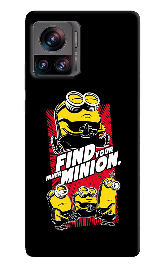 Find your inner Minion Moto Edge 30 Ultra Hard Case Back Cover by Casekaro