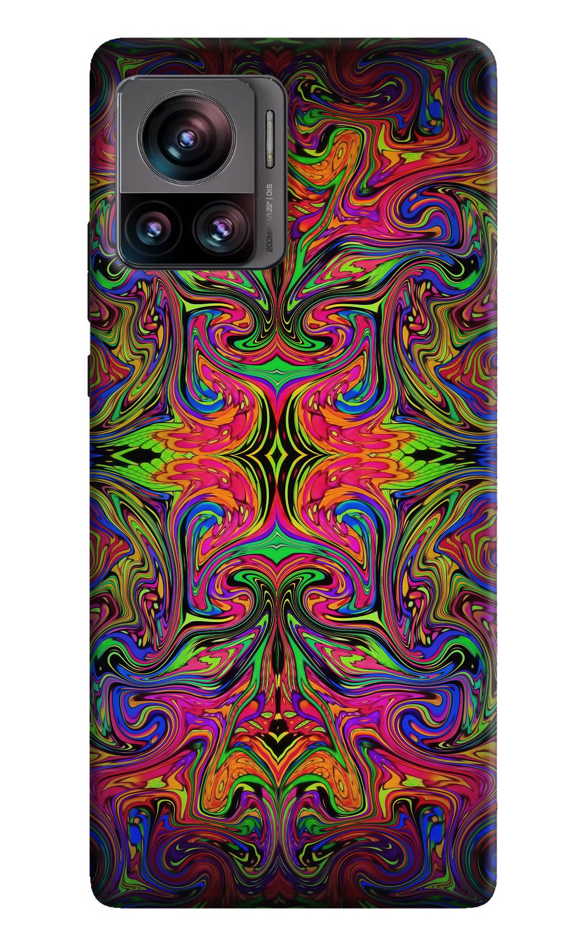 Psychedelic Art Moto Edge 30 Ultra Back Cover