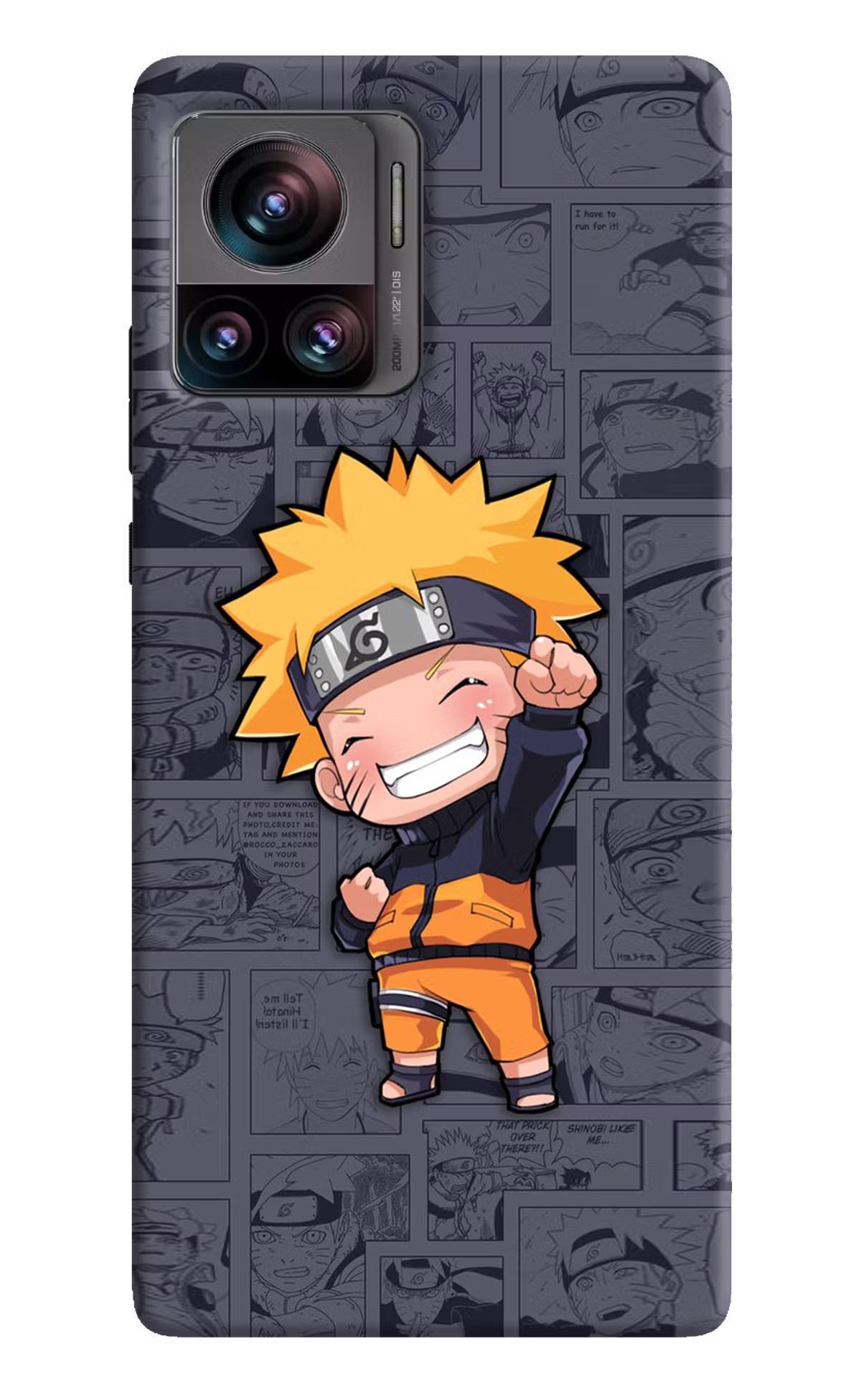 Chota Naruto Moto Edge 30 Ultra Hard Case Back Cover by Casekaro
